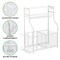 mDesign Metal Heavy Duty Garage Sports Storage Rack with Top Shelf